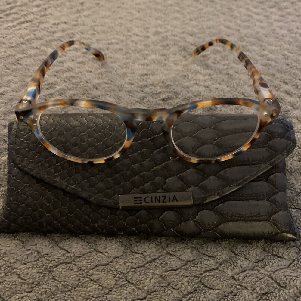 CINZIA Europa Women’s Eyeglasses - Blue Tortoise